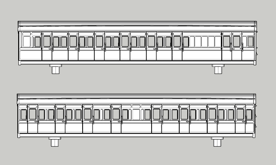 (image for) LBSCR Balloon Push-Pull 2 Coach Bundle - Set 734